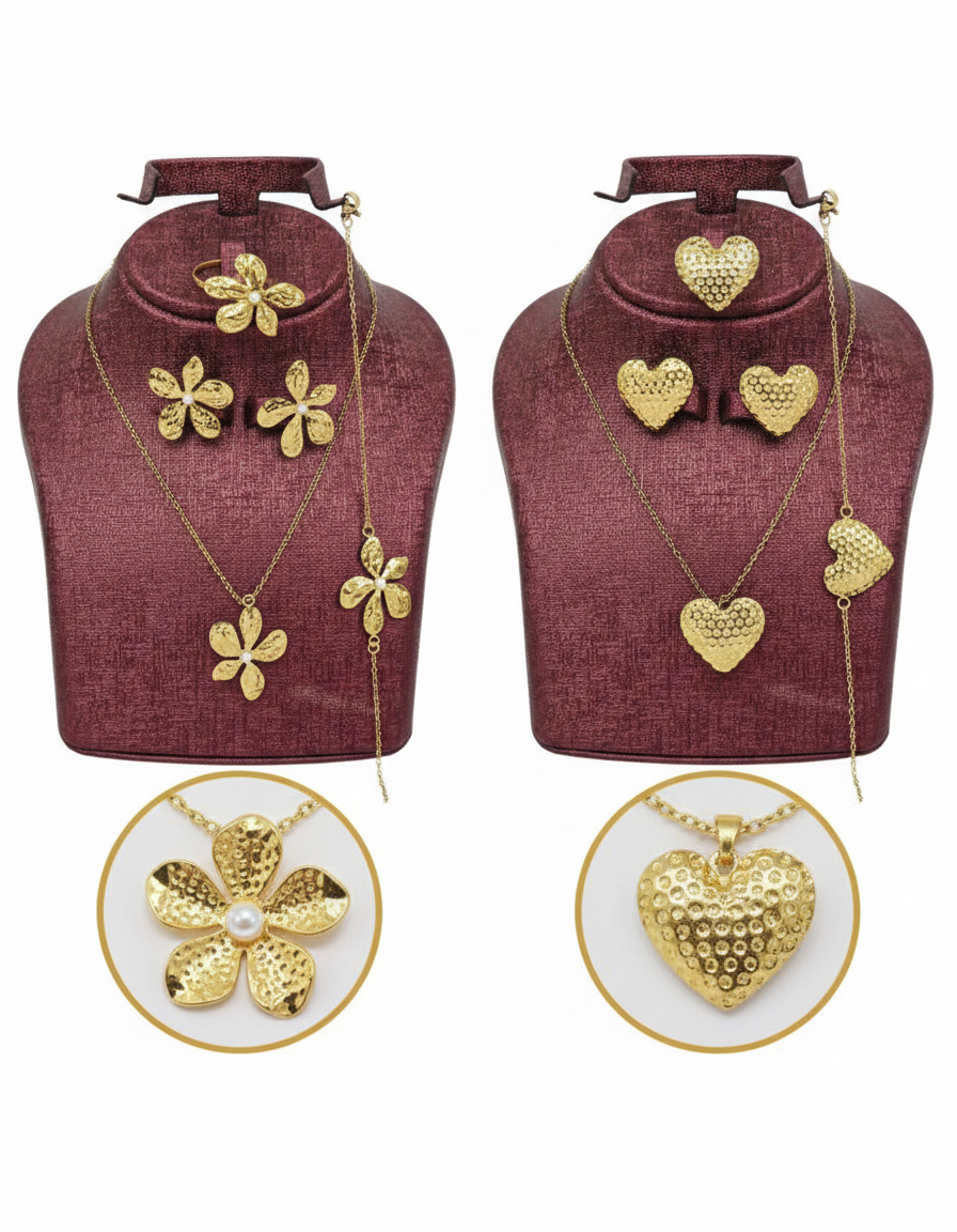 🌸 Fleur ou Cœur ❤️ : Votre Parure Inaltérable